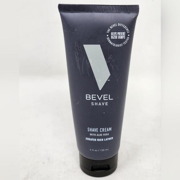 Bevel Shave Men's Shave Cream Ultra Moisturizing Aloe Vera Shea Butter New 4 oz. - Picture 5 of 6